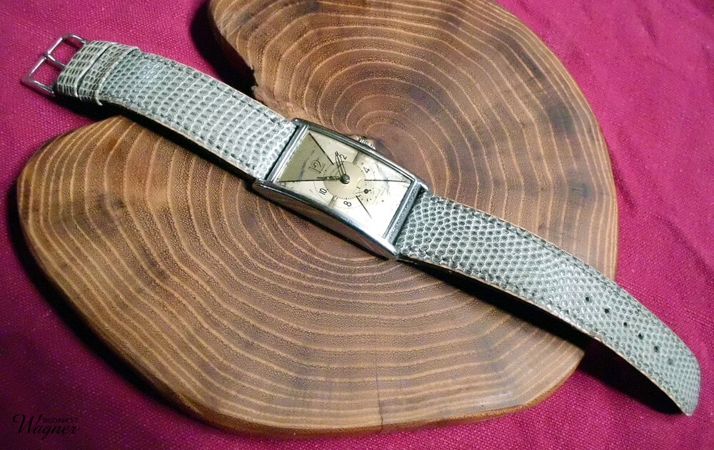 Óraszíjak 42 Lizard leather strap.