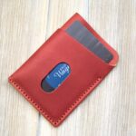 leather slim wallet