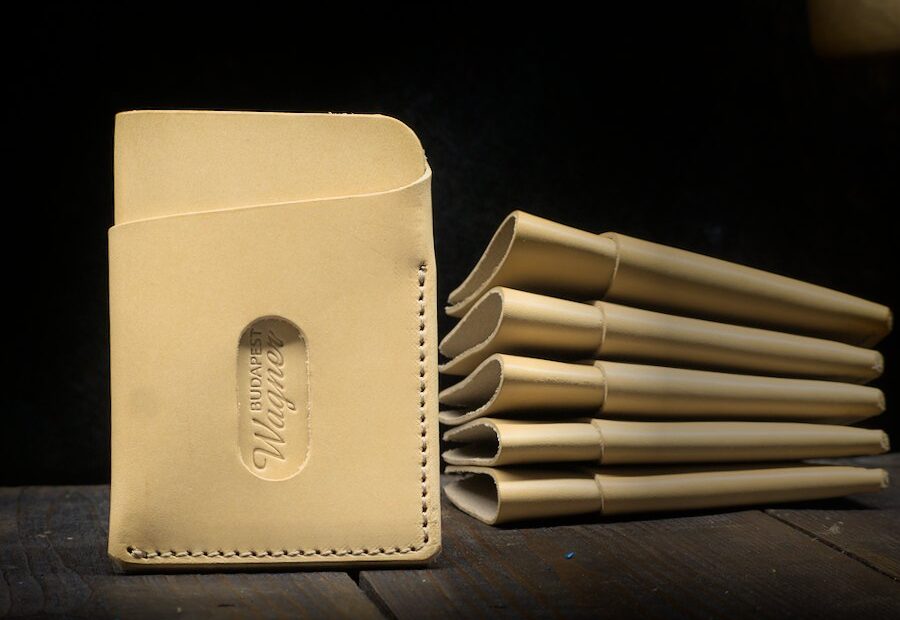 leather slim wallet