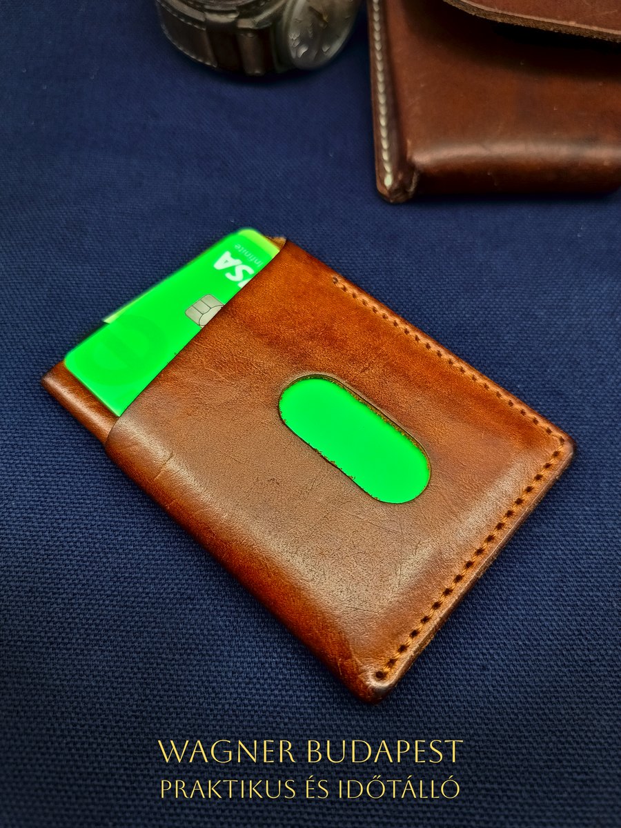 Bőr kártyatartó 1 leather slim wallet