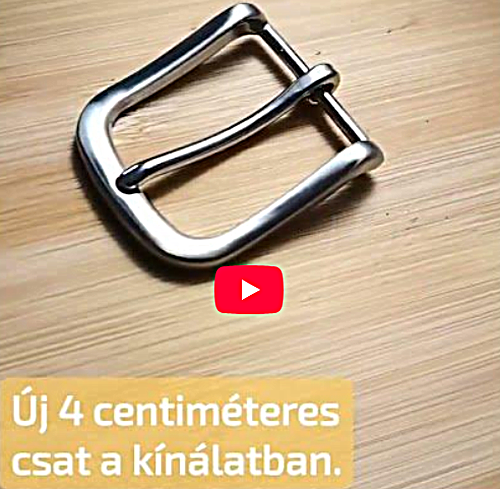 Új nemesacél csat a kínálatban 1 csat