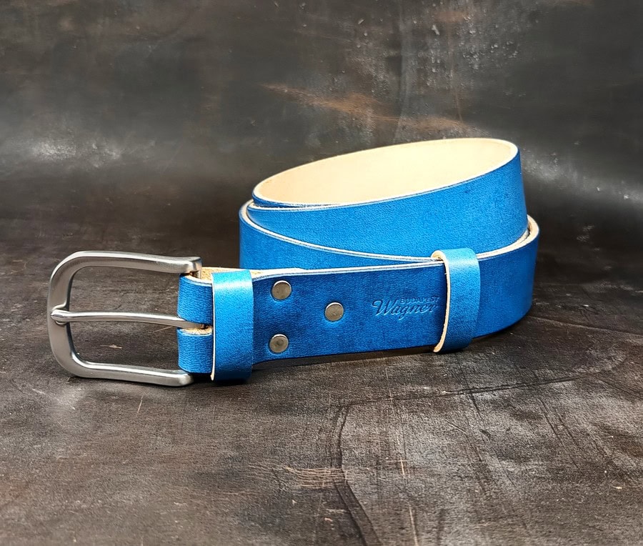 kek bor ov blau leder gurtel