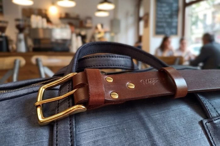 Férfi bőr öv 12 leather gürtel